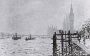 Claude Monet The Thames and Parliament Sweden oil painting artist